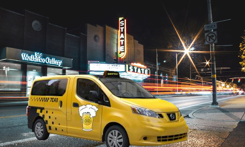 Bierkoerier of biertaxi